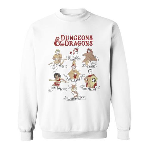 Dungeons & Dragons Textbook Players Sweatshirt - Bookorys AU