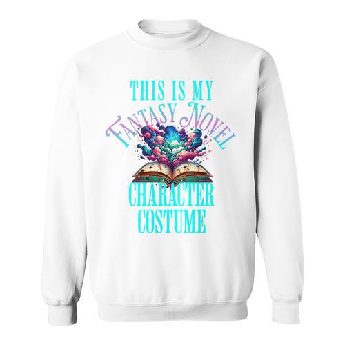 Fantasy Novel Character This Is My Book Character Costume Sweatshirt - Bookorys