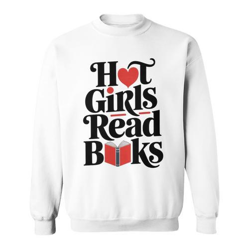 Hot Girls Read Books For Book Lovers Premium Tri-Blend Sweatshirt - Bookorys