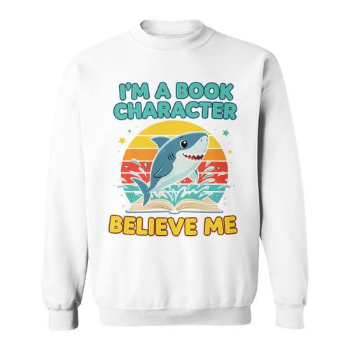 I'm a Book Character Costumes For Kids Storybook Character Premium Tri-Blend Sweatshirt - Bookorys UK
