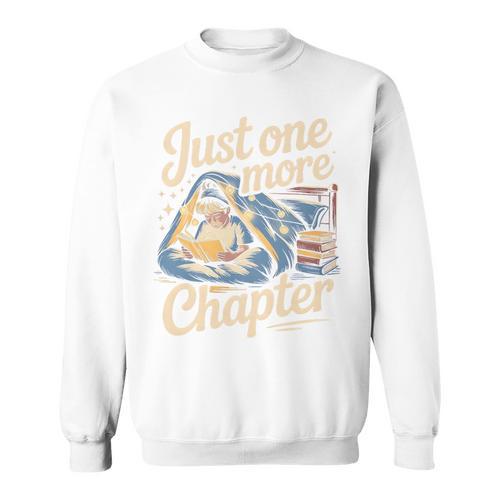 Just One More Chapter Vintage Book Lover Premium Tri-Blend Sweatshirt - Bookorys AU