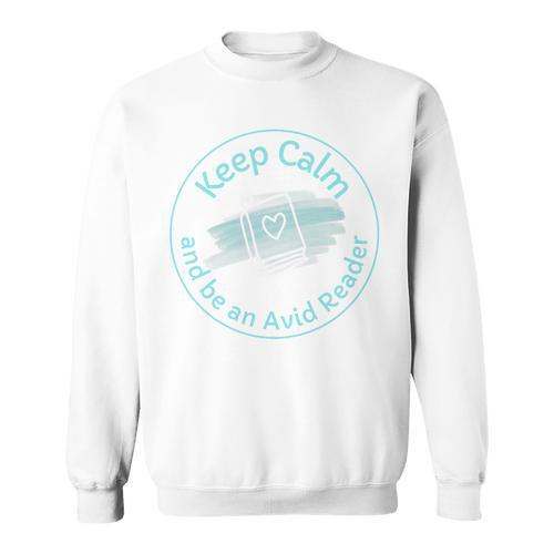 Keep Calm And Be An Avid Reader Books Premium Tri-Blend Sweatshirt - Bookorys