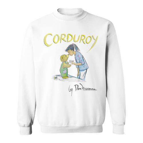Kids Corduroy Illustrated Cover Kids Book Sweatshirt - Bookorys