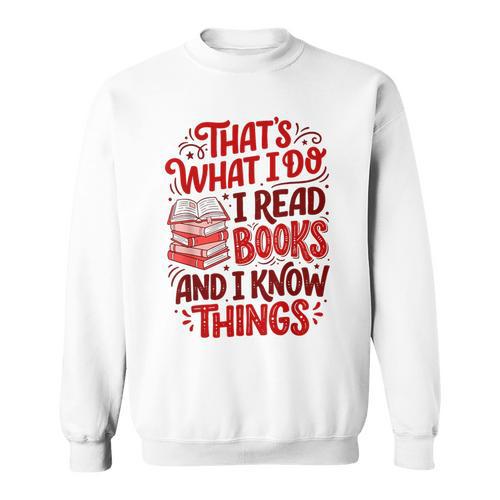 Librarian Book Lover Men Women Reading Sweatshirt - Bookorys AU