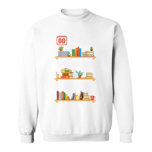 Library Librarian Bookworm Book 00 Days Without Reading Premium Tri-Blend Sweatshirt - Bookorys AU