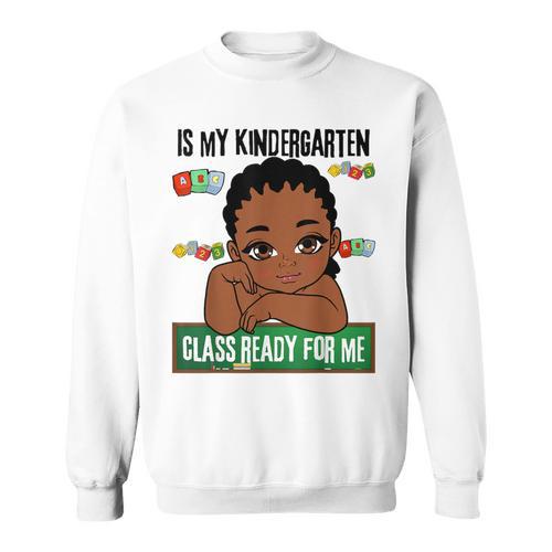 Lil Mr Kindergarten Prince Boys Melanin Boy Read Books Sweatshirt - Bookorys CA