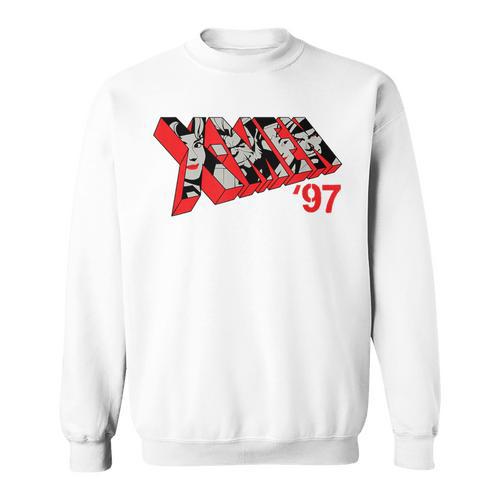 Marvel X-Men '97 & Bold Comic Book Logo Fill Sweatshirt - Bookorys