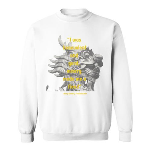 Mary Shelley Frankenstein Quote Book Lover Sweatshirt - Bookorys