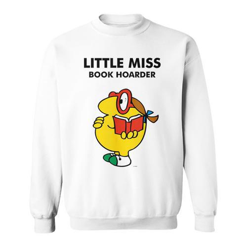 Mr Men Little Miss Meme Little Miss Book Hoarder Sweatshirt - Bookorys