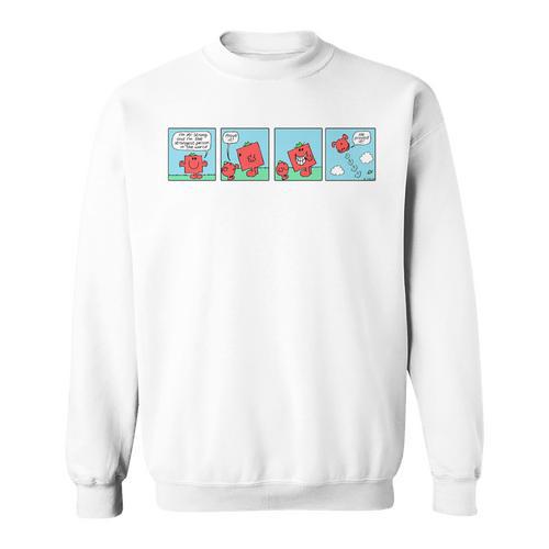 Mr Men Mr Strong Mr Small Retro Comic Book Premium Tri-Blend Sweatshirt - Bookorys