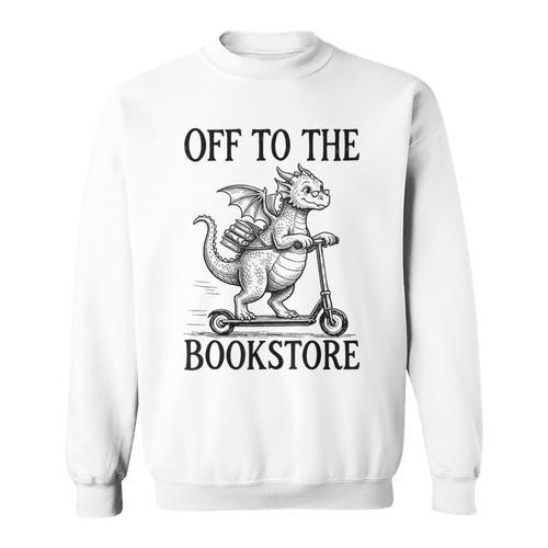 Off To The Bookstore Reading Bookworm Sweatshirt - Bookorys CA