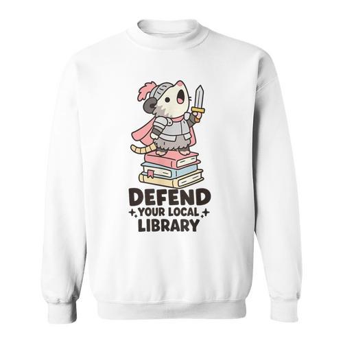 Opossum Book Lover Meme Kawaii Sarcastic Humor Women Sweatshirt - Bookorys DE