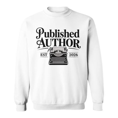 Published Author Writer 2026 New Book Novel Writing Premium Tri-Blend Sweatshirt - Bookorys DE