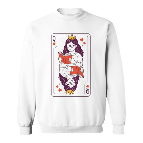 Queen Of Books Premium Tri-Blend Sweatshirt - Bookorys CA