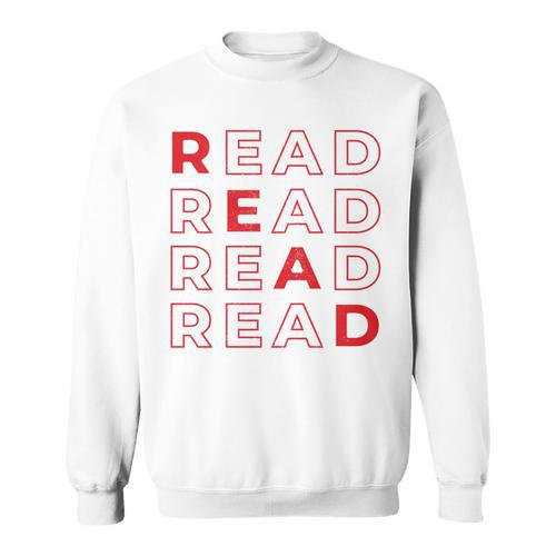 Read Books Library Bookworm Librarian Book Lover Sweatshirt - Bookorys DE