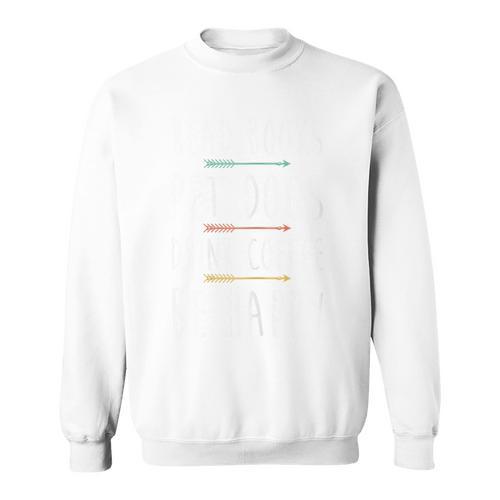 Read Books Pet Dogs Drink Coffee Lover Dog Mom Sweatshirt - Bookorys UK