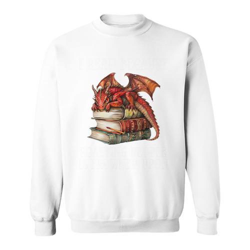 I Read Because Roasting People Is Frowned Upon Dragon Book Premium Tri-Blend Sweatshirt - Bookorys AU