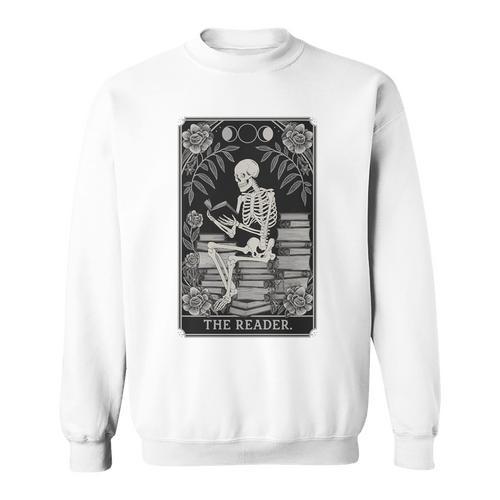 The Reader – Gothic Book Lover Dark Academia Premium Tri-Blend Sweatshirt - Bookorys