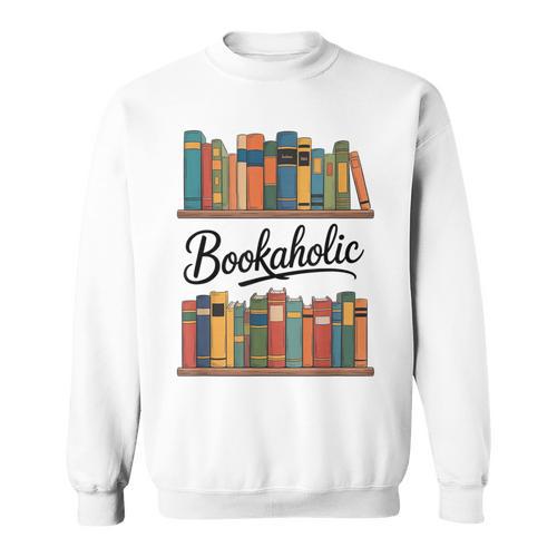Reading As a Bookaholic For Book Lovers Sweatshirt - Bookorys UK
