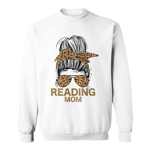 Reading Mom Books Lover Mom Library Mother's Day Sweatshirt - Bookorys AU