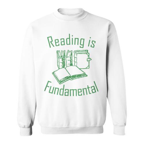 Retro Book Club Reading Is Fundamental Readers Sweatshirt - Bookorys