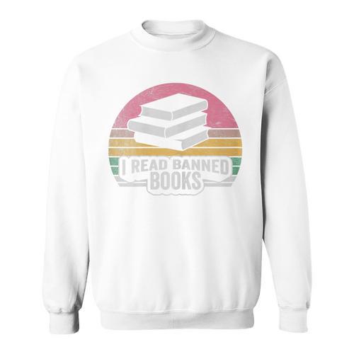 Retro Vintage Banned Books Shirt I Read Banned Books Sweatshirt - Bookorys DE
