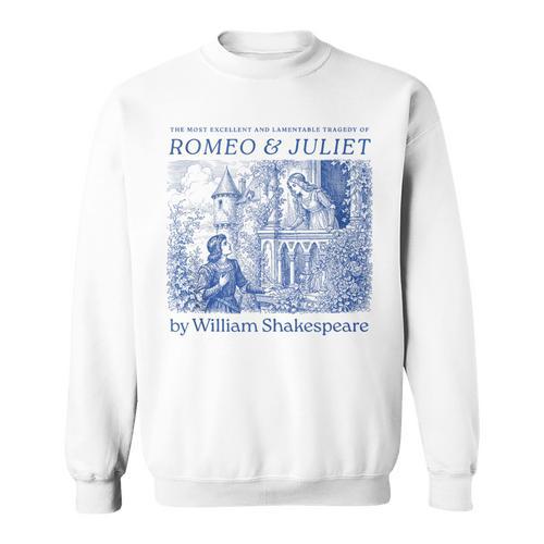 Romeo Juliet Shakespeare Hamlet Book Lover Bookworm Cute Sweatshirt - Bookorys