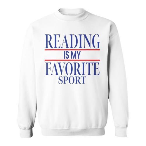 Simple Sarcastic Reading Is My Favorite Sport Book Lover Sweatshirt - Bookorys