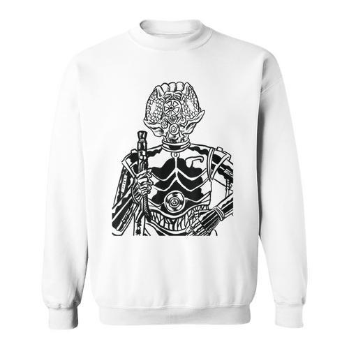 Star Wars 4-LOM Bounty Hunter Droid Comic Book Sketch Sweatshirt - Bookorys CA