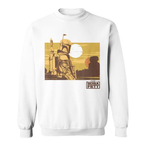 Star Wars The Book Of Boba Fett Landscape Silhouette Sweatshirt - Bookorys DE