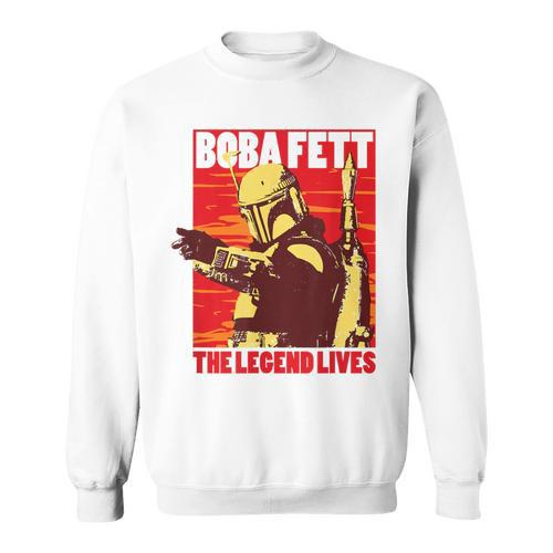 Star Wars The Book Of Boba Fett The Legend Lives Poster V-2 Sweatshirt - Bookorys CA