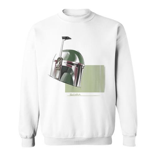 Star Wars The Book Of Boba Fett Minimalist Helmet Sweatshirt - Bookorys CA