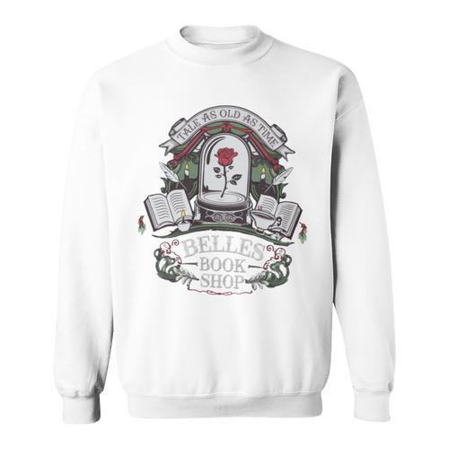 Tale As Old As Time Belle's Book Shop Book Coffee Book Lover Sweatshirt - Bookorys DE