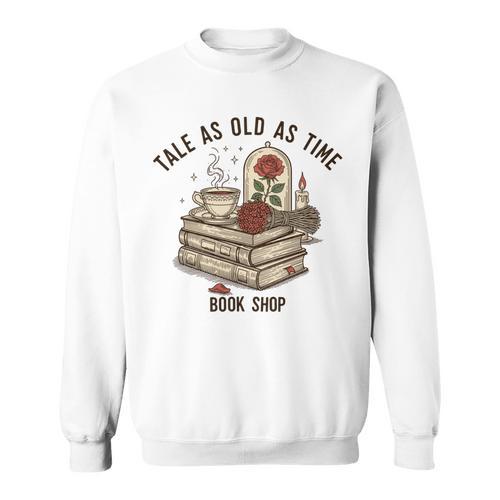 Tale As Old As Time Book Lover Floral Sweatshirt - Bookorys