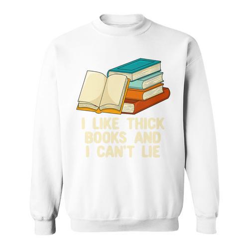 Like Thick Books Cant Lie Happiness Reading Positive Premium Tri-Blend Sweatshirt - Bookorys DE