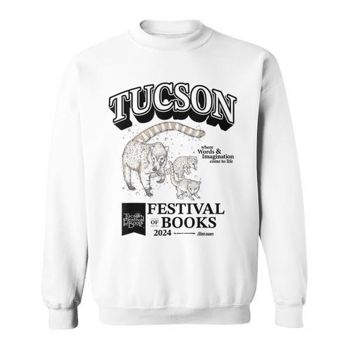 Tucson Festival Of Book TFOB 2024 Coatimundi Mascot Sweatshirt - Bookorys