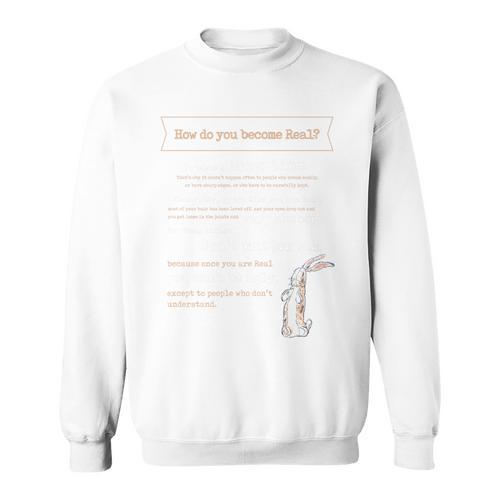 Velveteen Rabbit Book Quote 1922 Becoming Real Skin Horse Premium Tri-Blend Sweatshirt - Bookorys