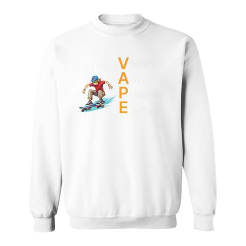 Yes I Vape V Return A My P Library Books E On Time Premium Sweatshirt - Bookorys