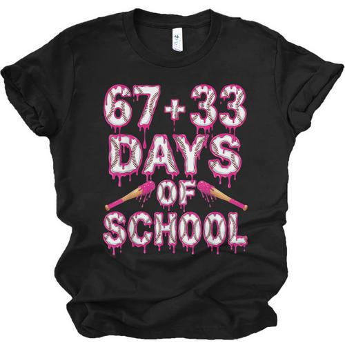 100 Days Of School Baseball Boys Six Seven Drip 100th Day Unisex Jersey T-Shirt - Sportilla