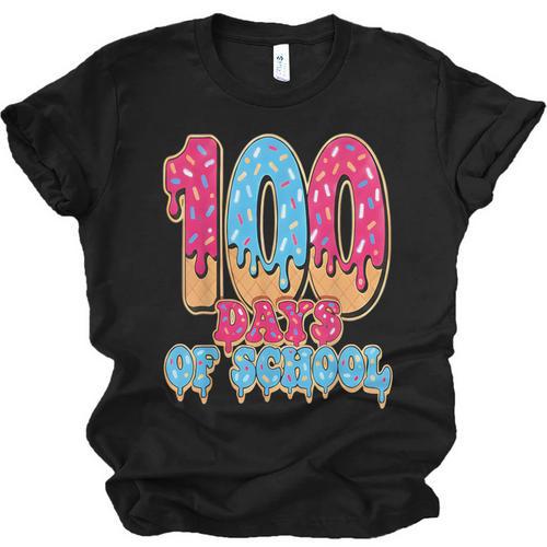 100 Days Of School Baseball Drip 100th Day Of School Unisex Jersey T-Shirt - Sportilla