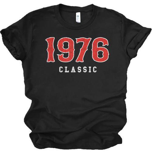 50 Year Old 1976 Classic Baseball Fan 50th Birthday Unisex Jersey T-Shirt - Sportilla