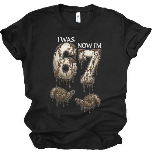 I Was 6 Now I'm 7 Baseball 6 7 Birthday Boys Girls Unisex Jersey T-Shirt - Sportilla