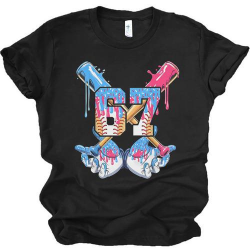 67 Baseball Drip Birthday Boy For Men Boys Kids Youth Unisex Jersey T-Shirt - Sportilla