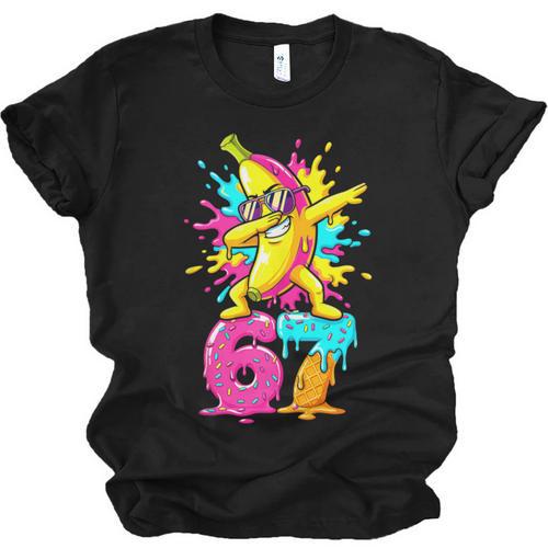 67 Baseball Ice Cream Six Seven Dabbing Banana Unisex Jersey T-Shirt - Sportilla