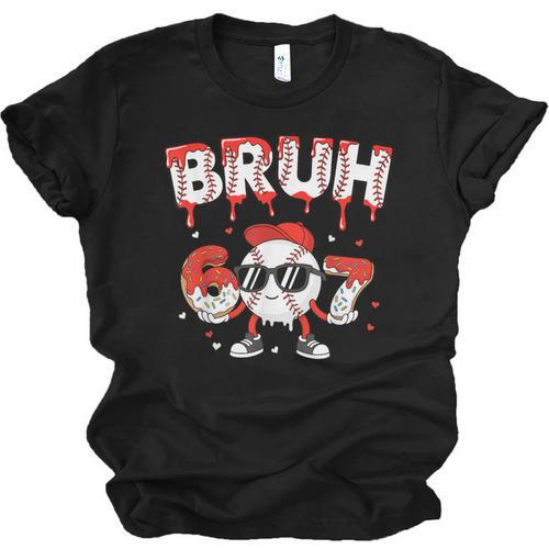 67 Bruh Valentines Baseball Boys Kids Six Seven 6 7 Unisex Jersey T-Shirt - Sportilla