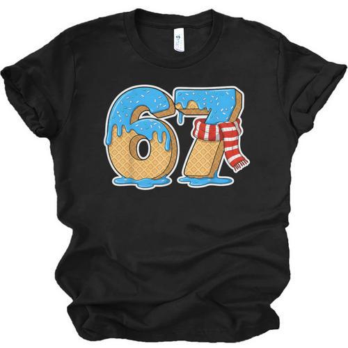 67 Ice Cream Drip Six Seven Baseball Drip 67 Boys Meme Unisex Jersey T-Shirt - Sportilla