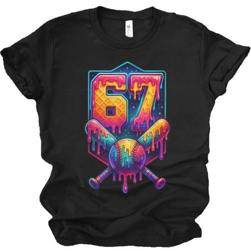 67 Meme Trendy Baseball Number 67 Player Six Seven Unisex Jersey T-Shirt - Sportilla