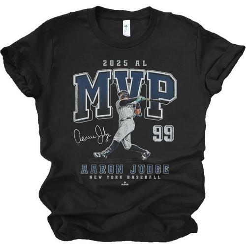 Aaron Judge 2025 AL MVP New York Baseball MLBPA Unisex Jersey T-Shirt - Sportilla