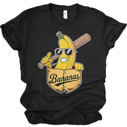 Banana Baseball Fruit Unisex Jersey T-Shirt - Sportilla