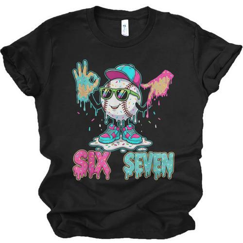 Baseball 67 Drip Six Seven Hand Signs Ice Cream Meme Unisex Jersey T-Shirt - Sportilla